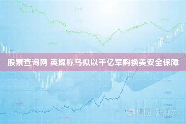 股票查询网 英媒称乌拟以千亿军购换美安全保障